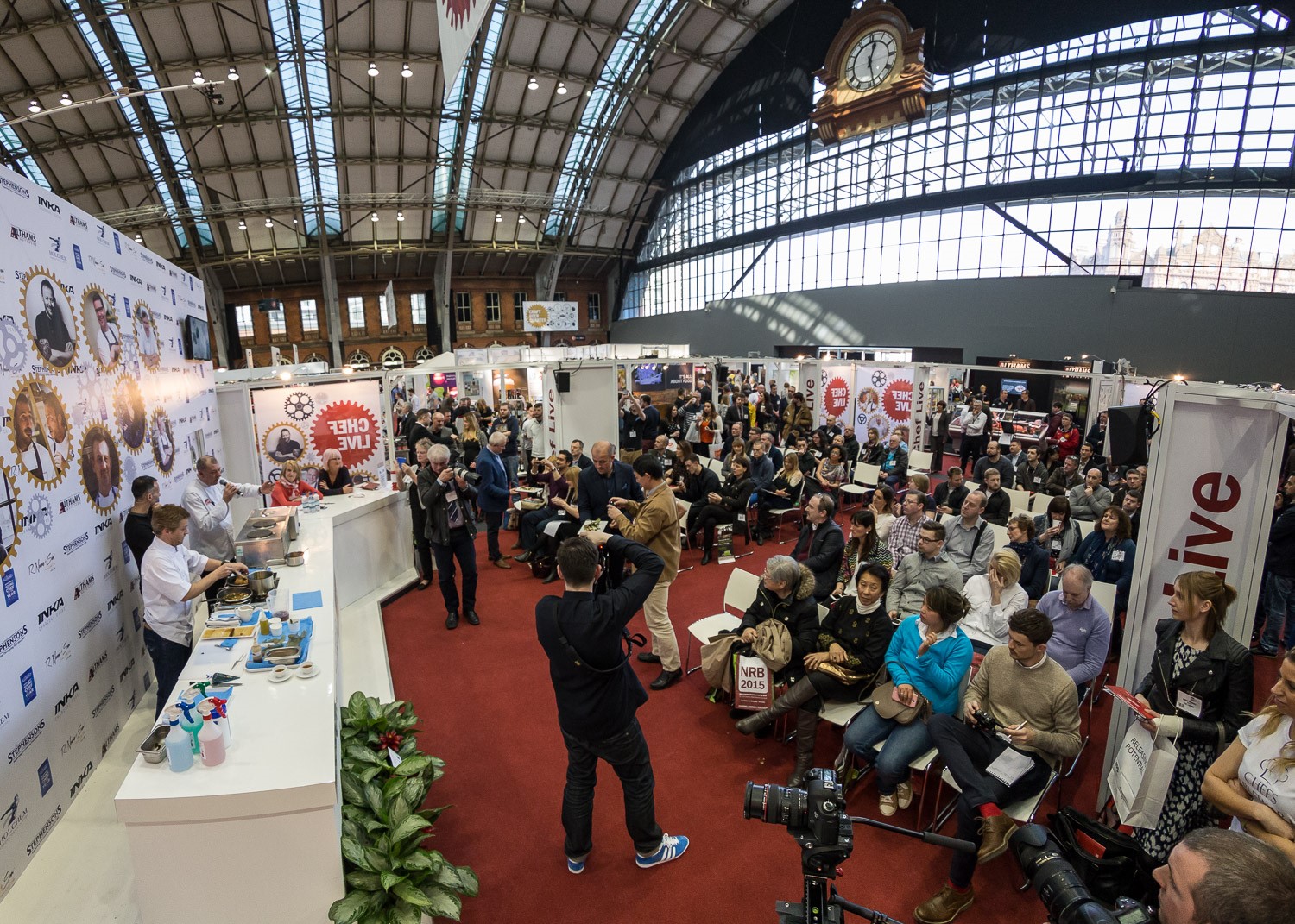 Giggs and Wiggs pack out the Chef Live area at NRB 2015